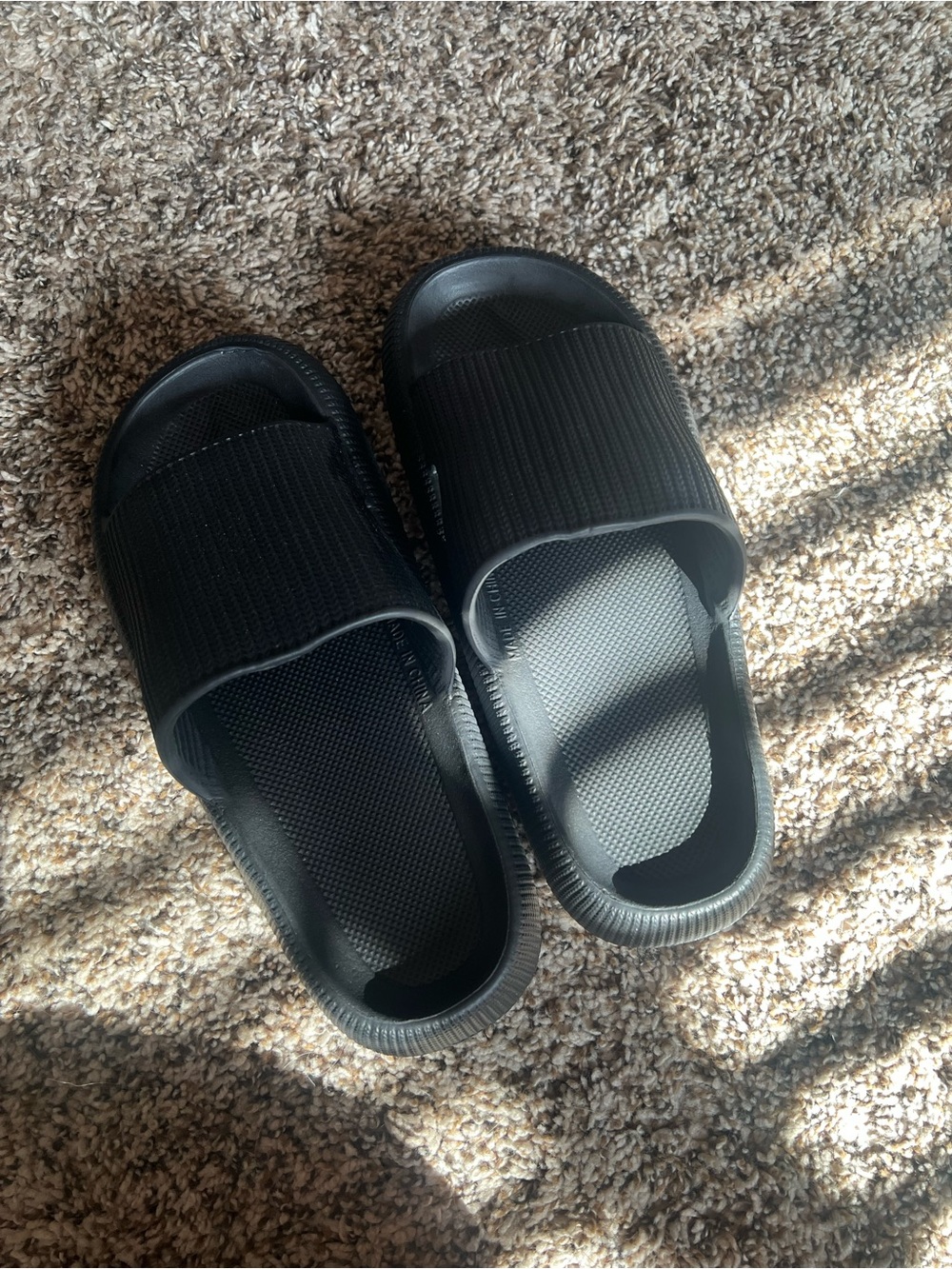 Black Slide Sandals